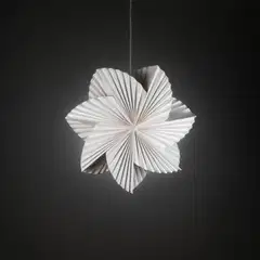 Konstsmide Paperitähti 5948-200, Hyrrä  60Cm Valkoinen, E14 sis. johtosarjan - 3