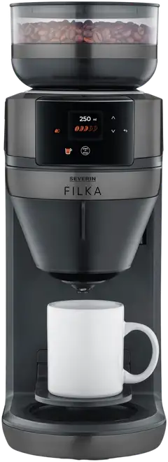Severin kahvinkeitin lasikannulla KA4854 Filk Dark Inox - 3