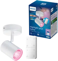 Philips Smart Lighting BOS kohdevalaisin GU10 5W RGB + säädettävä valkoinen kaukosäätimellä - 1