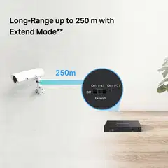 Mercusys MS108GP Gigabit PoE+ -kytkin - 8