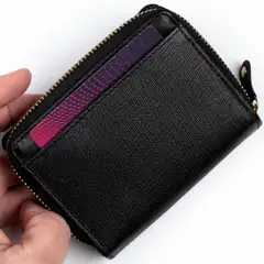 A. Eriksson RFID-nahkalompakko Saima, Black - 5