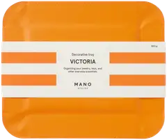 MANO ATELIER Koristetarjotin Victoria, oranssi - 2