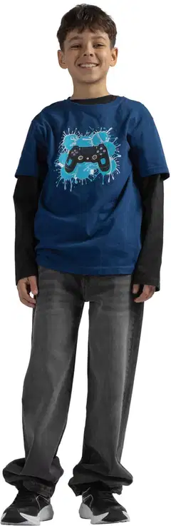 House lasten farkut 23PH342613 - Grey denim - 4