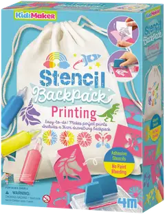 4M KidzMaker DIY setti Stensiilirepputulostus - 1