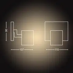 Philips Hue Runner -lisäkohdevalaisin 4.2W 2200-6500K 400LM musta - 4