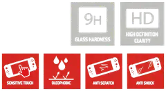 Subsonic Super Screen Protector 9H panssarilasi, Switch 2 - 4