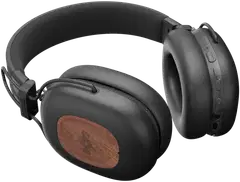 House of Marley langattomat vastamelukuulokkeet Positive Vibration Rebel, musta/puu - 3