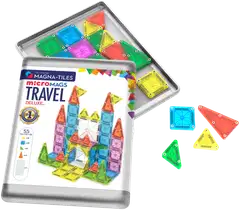 Magna-Tiles microMAGS Deluxe Travel -matkapakkaus 55 osaa - 1