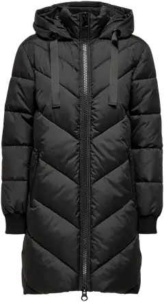 JDY naisten hupullinen toppatakki Jdyskylar - BLACK - 1