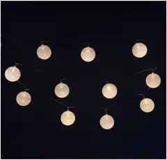 House Cotton ball ulkovalosarja 24 LED IP44, valkoinen - 2