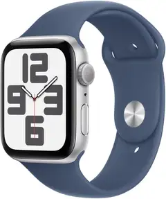 Apple Watch SE GPS + Cellular 40mm hopeinen alumiinikotelo, denim Sport ranneke - S/M - MXGF3QN/A - 2