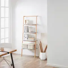 SoBuy seinähylly vaalea tammi HSTR02-HG - 1