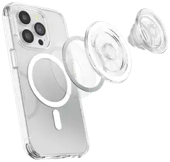 Popsockets puhelinpidike PopGrip Magsafe Clear - 11