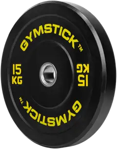 Gymstick Bumper Plate levypaino - MUSTA - 4