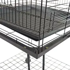 Trekker lintuhäkki 51x51x139 cm musta - 6