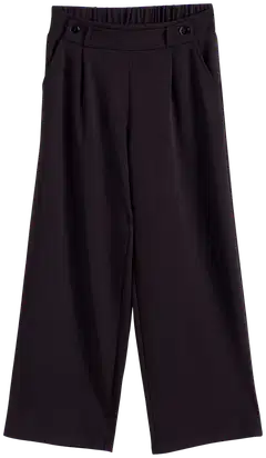 TEX naisten housut napeilla I28159 - BLACK 1 - 2