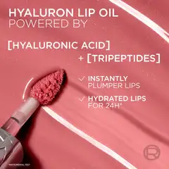 L'Oréal Paris Plump Ambition Hyaluron Lip Oil 101 Cristal Clear huuliöljy 5 ml - 641 Latte Glace - 5