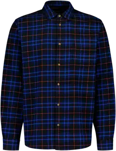 Finlayson miesten flanellipaita Tartaani - Dark blue check - 1