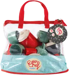 Ecoiffier - 100 % Chef - Pikniktarvikkeet kantokassissa - 1