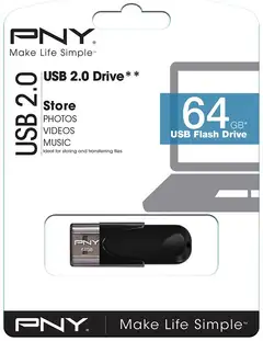 PNY muistitikku usb2.0 64 gb - 1