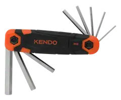 Kendo 8-osainen taitettava kuusiokoloavainsarj - 4