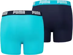 Puma lasten bokserit Basic 2-pack - turquoice/navy - 2