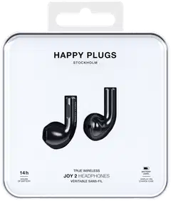 Happy Plugs langattomat nappikuulokkeet Joy 2, musta - 5