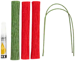 Creativ Company askartelusetti mini kreppipaperi, ruusut - 3