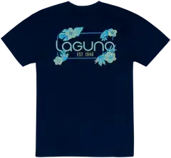 Laguna miesten t-paita Tropic Logo Graphic - Iris - 2