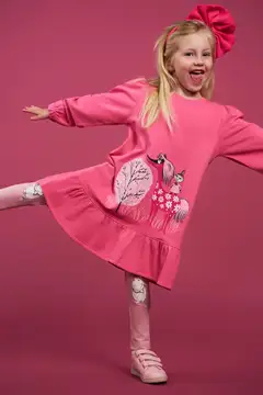 Muumi lasten mekko Kikka 590163 - Pinkki - 3