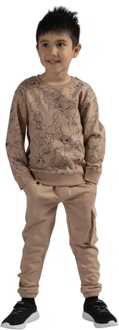 Ciraf lasten collegehousut 25PC262821 - Warm Taupe - 5