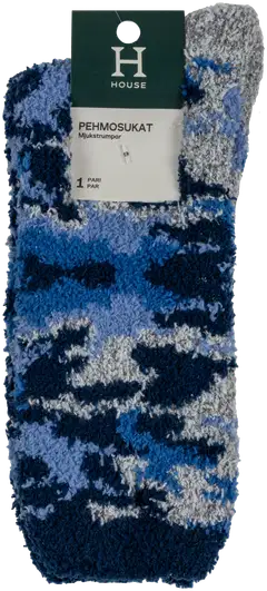 House miesten pehmosukat 193H322602 - Blue camo - 2