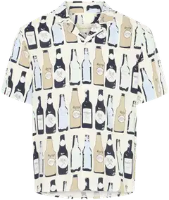 Blend miesten kuosillinen kesäpaita BHAnvar - vanilla ice - 1