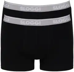 Sloggi miesten short 2P 10201634 - BLACK - 2