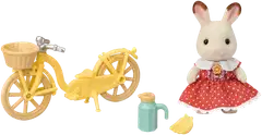 Sylvanian Families Suklaapuputyttö pyöräilemässä - 4
