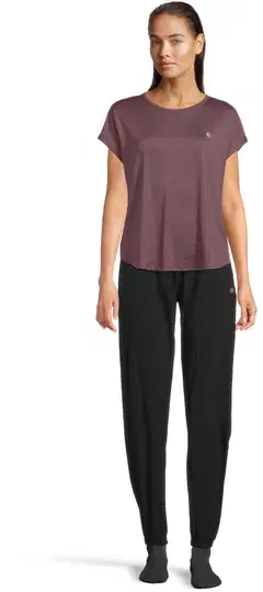 Danskin naisten treenihousut woven-kankaalla DPS2519 - black - 1