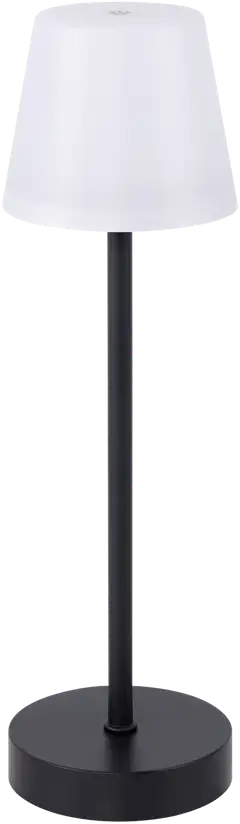 Heat Terde ladattava pöytävalaisin 39 cm  ulos musta  USB lataus 3-portainen himmennys kosketuskytkin - 1