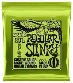 Ernie Ball sähkökitaran kielet nikkelipäällysteellä 10-46 - 1