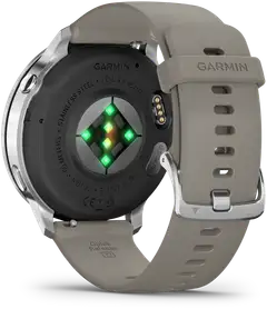 Garmin älykello Venu 4 – 45 mm, hopeanvärinen ja hopeanharmaa silikonihihna - 8