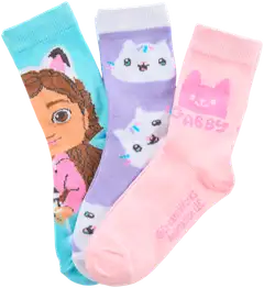 Gabbys Dollhouse lasten laadukas sukka 3 paria - Pack 2 - 2