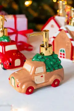 AmandaB pumppupullo jouluauto beige - 2