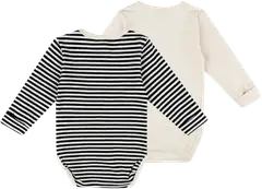 Ciraf vauvojen body 250B252914 2-pack - 12-0304TCX whitecap gray - 2