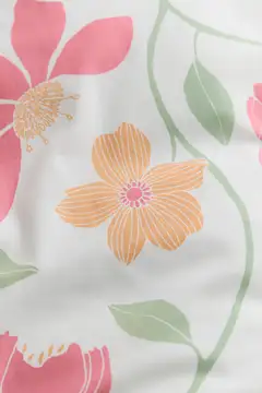 Finlayson pussilakanasetti Unelma 150X210+50X60 vihreä/valk/pinkki - 3