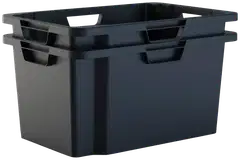 MANO varasto/muuttolaatikko 50 l musta - 3