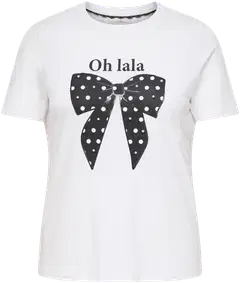 ONLY CARMAKOMA naisten t-paita Carbeau - Bright White - 1