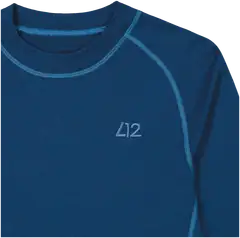 Luode12 miesten pitkähihainen aluspaita merinovillaa 190L332464 - Blue - 2
