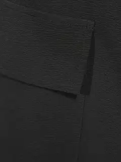 WKLY. naisten leveälahkeiset cargohousut 131188 - BLACK - 5