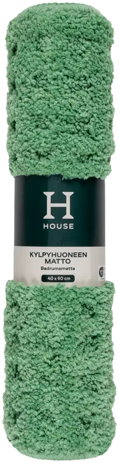 House kylpyhuoneenmatto Vohveli 40x60 cm, vihreä - 2