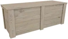 Piha-arkku, vaalean harmaa 57x61x160cm - 1