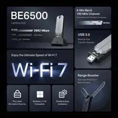 TP-Link USB-adapteri TBE400UH Wifi7 - 7